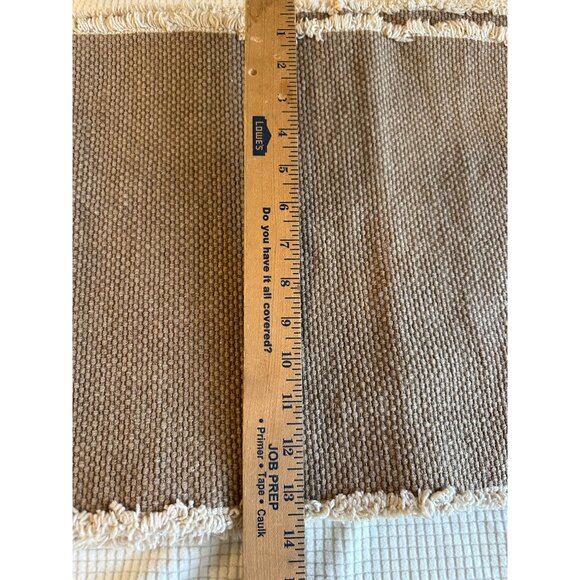 4 Better Homes & Gardens Camel Suede fringe Reversible Placemats Table Top Decor - Picture 10 of 12